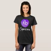 Capricorn-Zodiac-Zeichen T-Shirt (Vorne ganz)