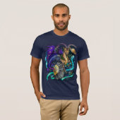 Capricorn-Zodiac-Zeichen T-Shirt (Vorne ganz)