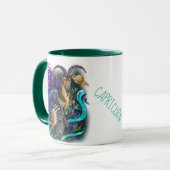 Capricorn-Zodiac-Zeichen Tasse (Vorderseite Links)