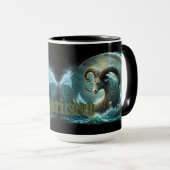 Capricorn-Zodiac-Zeichen Tasse (VorderseiteRechts)