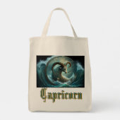 Capricorn-Zodiac-Zeichen Tragetasche (Rückseite)