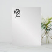 Capricorn Zodiac Zeichen und Symbol Silber (Stehend Vorderseite)