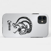 Capricorn Zodiac Zeichen und Symbol Silber Case-Mate iPhone Hülle (Rückseite (Horizontal))