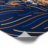 Capricorn-Zodiac-Zeichen | Zodiac Digital Print Poster (Ecke)