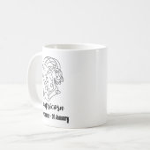 Capricorn, Zodiaka-Zeichen Kaffeetasse (Vorderseite Links)