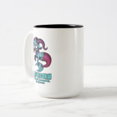 Capricorn Zombie Zweifarbige Tasse (Vorderseite Links)