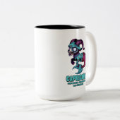Capricorn Zombie Zweifarbige Tasse (VorderseiteRechts)