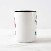 Capricorn Zombie Zweifarbige Tasse (Mittel)