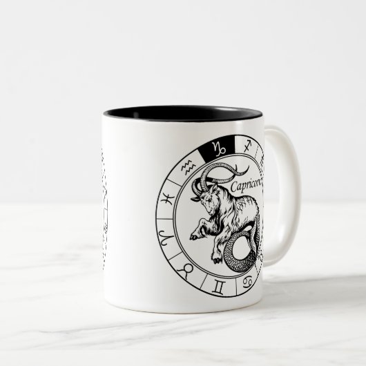 Capricorn Zweifarbige Tasse (VorderseiteRechts)