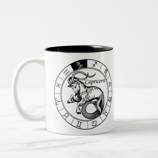Capricorn Zweifarbige Tasse (Links)