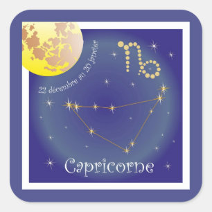 Capricorne 22 décembre au 20 janvier Aufkleber