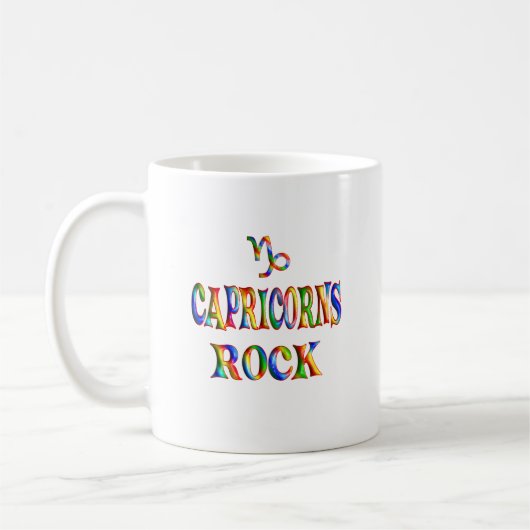 Capricorns Felsen Kaffeetasse (Links)