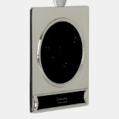 Capricornus Constellation Banner-Ornament Silber (Rechts)