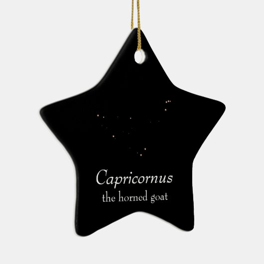 Capricornus Constellation Keramik Ornament (Rechts)