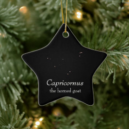 Capricornus Constellation Keramik Ornament