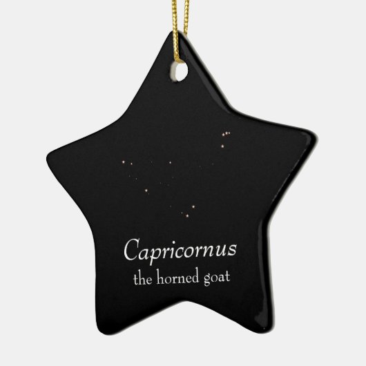 Capricornus Constellation Keramik Ornament (Links)