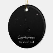 Capricornus Constellation Keramik Ornament (Links)