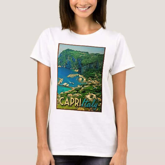 Capris Italy Vintage Travel T-Shirt (Vorderseite)