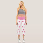Capris-Leggings mit Pink-Baby Capri Leggings (Vorderseite)