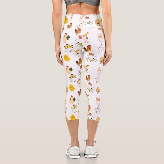 capris mit hoher taille (Rückseite)