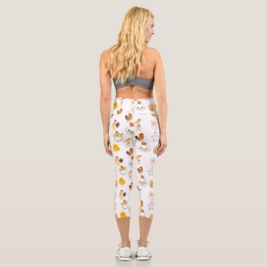 capris mit hoher taille (Rückseite)