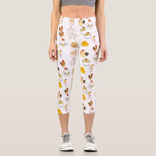capris mit hoher taille (Vorderseite)