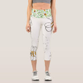 Capris mit hoher Taille | Zazzle_Growshop. (Vorderseite)