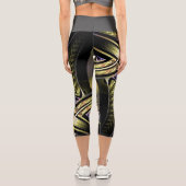 Capris mit hoher Taille | Zazzle_Growshop. (Rückseite)