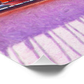 Capris Terracotta Haven: Mauer verziert Italien Poster (Ecke)