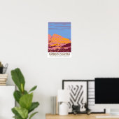 Caprock Canyons Staat Park und Trailway Texas Poster (Heimbüro)