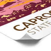 Caprock Canyons Staat Park und Trailway Texas Poster (Ecke)