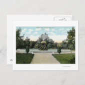 Capron Park Blick auf den Brunnen Postkarte (Vorne/Hinten)