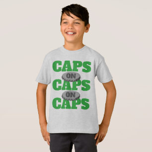 Caps auf Caps auf Caps Videospiel T-Shirt