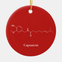 Capsaicin Molecule Chemie Niedlicher Chili Liebhab