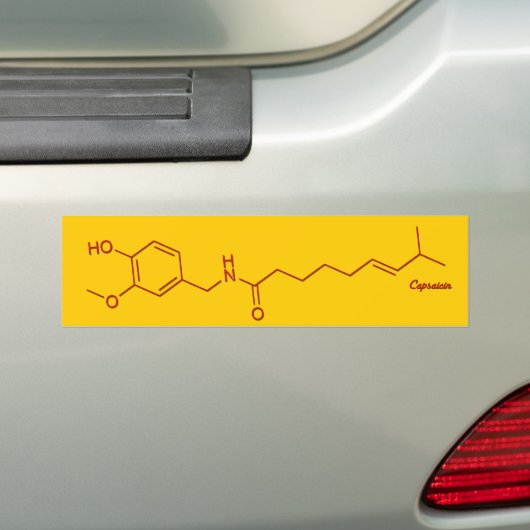 Capsaicin-Struktur-Autoaufkleber Autoaufkleber (Auf Auto)
