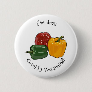 Capsicum-Cartoon-Abbildung Button