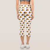 Capsicum-Cartoon-Abbildung Capri Leggings (Rückseite)