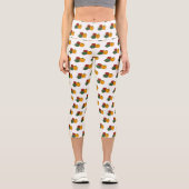 Capsicum-Cartoon-Abbildung Capri Leggings (Vorderseite)