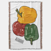 Capsicum-Cartoon-Abbildung Decke (Vorderseite Vertikal)