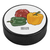 Capsicum-Cartoon-Abbildung Eishockey Puck (3/4)