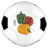 Capsicum-Cartoon-Abbildung Fußball (Gedreht)