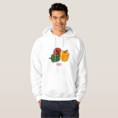 Capsicum-Cartoon-Abbildung Hoodie (Vorne ganz)