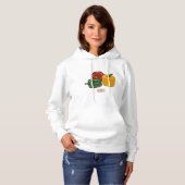 Capsicum-Cartoon-Abbildung Hoodie (Vorne ganz)