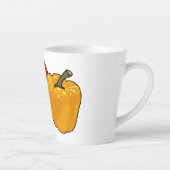Capsicum-Cartoon-Abbildung Milchtasse (Rechts)