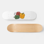 Capsicum-Cartoon-Abbildung Skateboard (Horizontal)