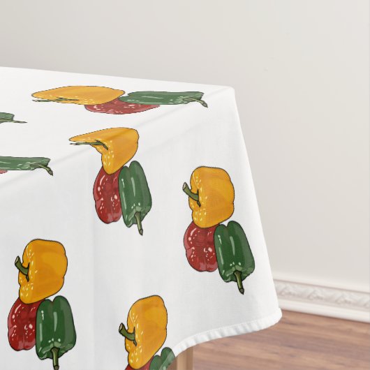 Capsicum-Cartoon-Abbildung Tischdecke (Beispiel)