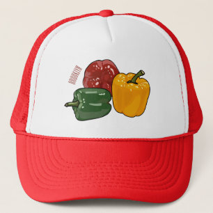 Capsicum-Cartoon-Abbildung Truckerkappe