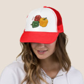 Capsicum-Cartoon-Abbildung Truckerkappe (Beispiel)