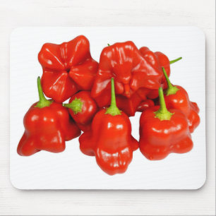 Capsicum Chinense Chili Mouse Mat Mousepad