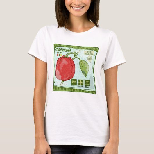 Capsicum Rote Glocke T-Shirt (Vorderseite)